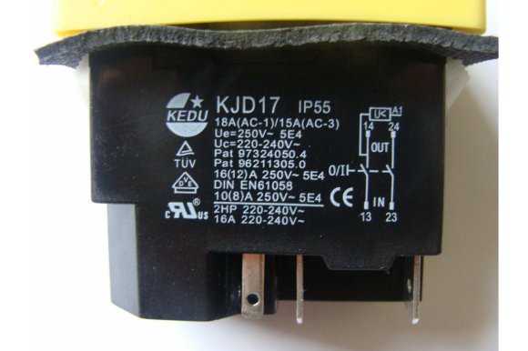 Wyłącznik elektromagnetyczny  KJD 17 (DZ-6) KEDU 230V