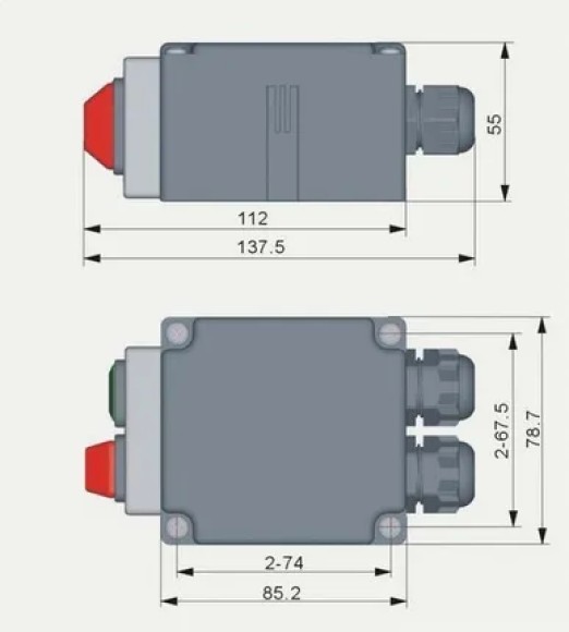 WYŁĄCZNIK ELEKTROMAGNETYCZNY DKLD DZ08-8 400V IP55