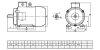 Silnik elektryczny trójfazowy  4,0kW 2880 obr/min  Y3-112M2 B3 MOLL MOTOR