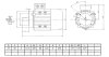 Silnik elektryczny trójfazowy  1,1kW 2840 obr/min  B14 80B-2  Y3-80B2 MOLL MOTOR