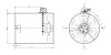 OBCE CHŁODZENIE SILNIKA ELEKTRYCZNEGO G-90B Ø173mm h=188mm 230V 