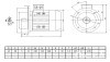 Silnik elektryczny trójfazowy  0,37kW 860 obr/min  B5 Y3-71C6