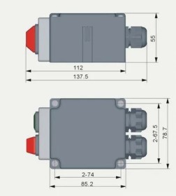 WYŁĄCZNIK ELEKTROMAGNETYCZNY DKLD DZ088 400V IP55