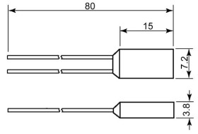 Termostat bimetalowy TO AM0385 BHB2D 85°C 6A 250VA