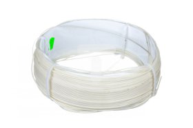 Koszulka elektroizolacyjna z włókna szklanego OsKs FI 8,00mm biała 50mb
