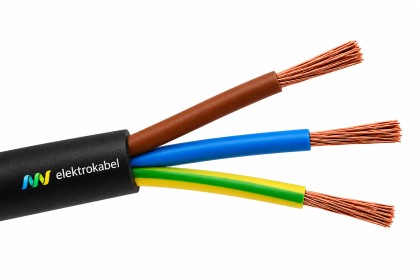 Obrazek dla: Przewód w izolacji gumowej OW 3x2,5 H05RRF(żo) 300/500V Elektrokabel